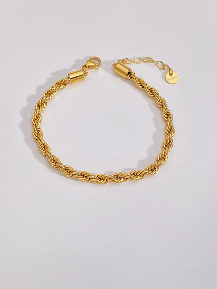 Bohemian Stainless Steel Chain Bracelet